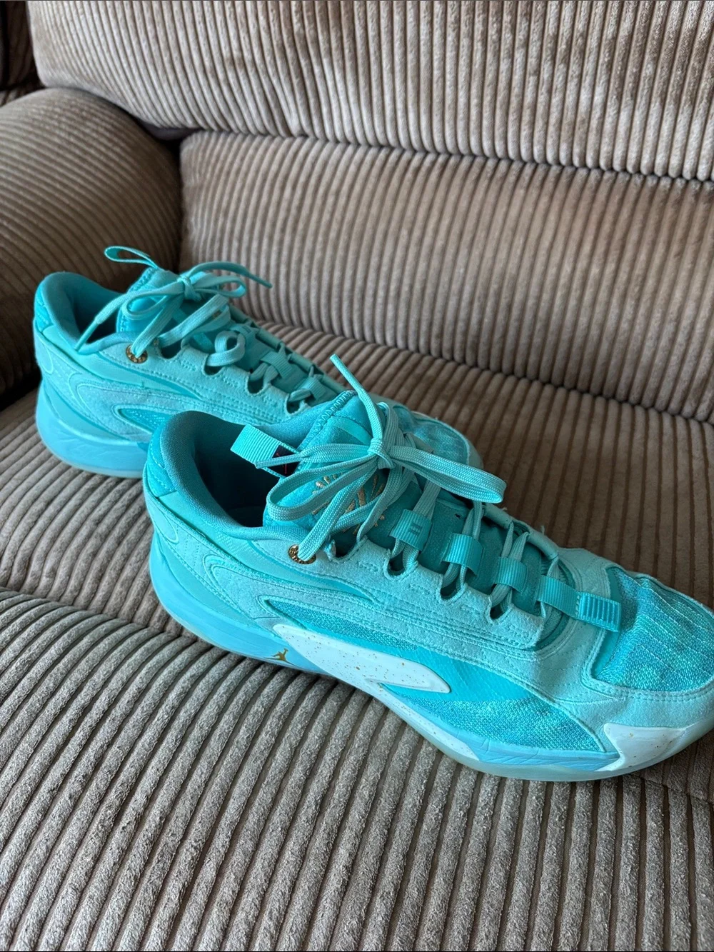 Jordan Teal Low-Top Sneaker